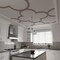 Ekena Millwork 66 56W x 66 56H x 38T Large Woodall Decorative Fretwork Wood Ceiling Panels, Walnut CELW67X67X0375WDLWA - alternate 4